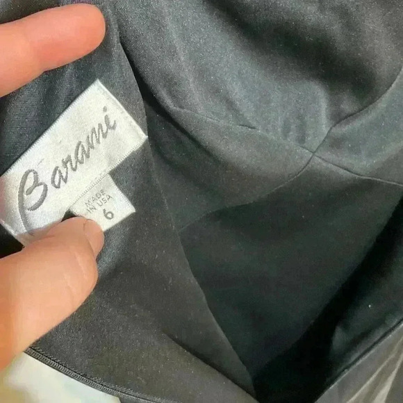 Barami size 6 made in USA black dress - Picture 4 of 10